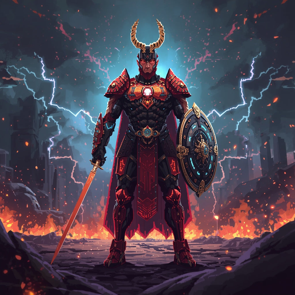 Ares Battle Nexus – Arte Pixel Premium